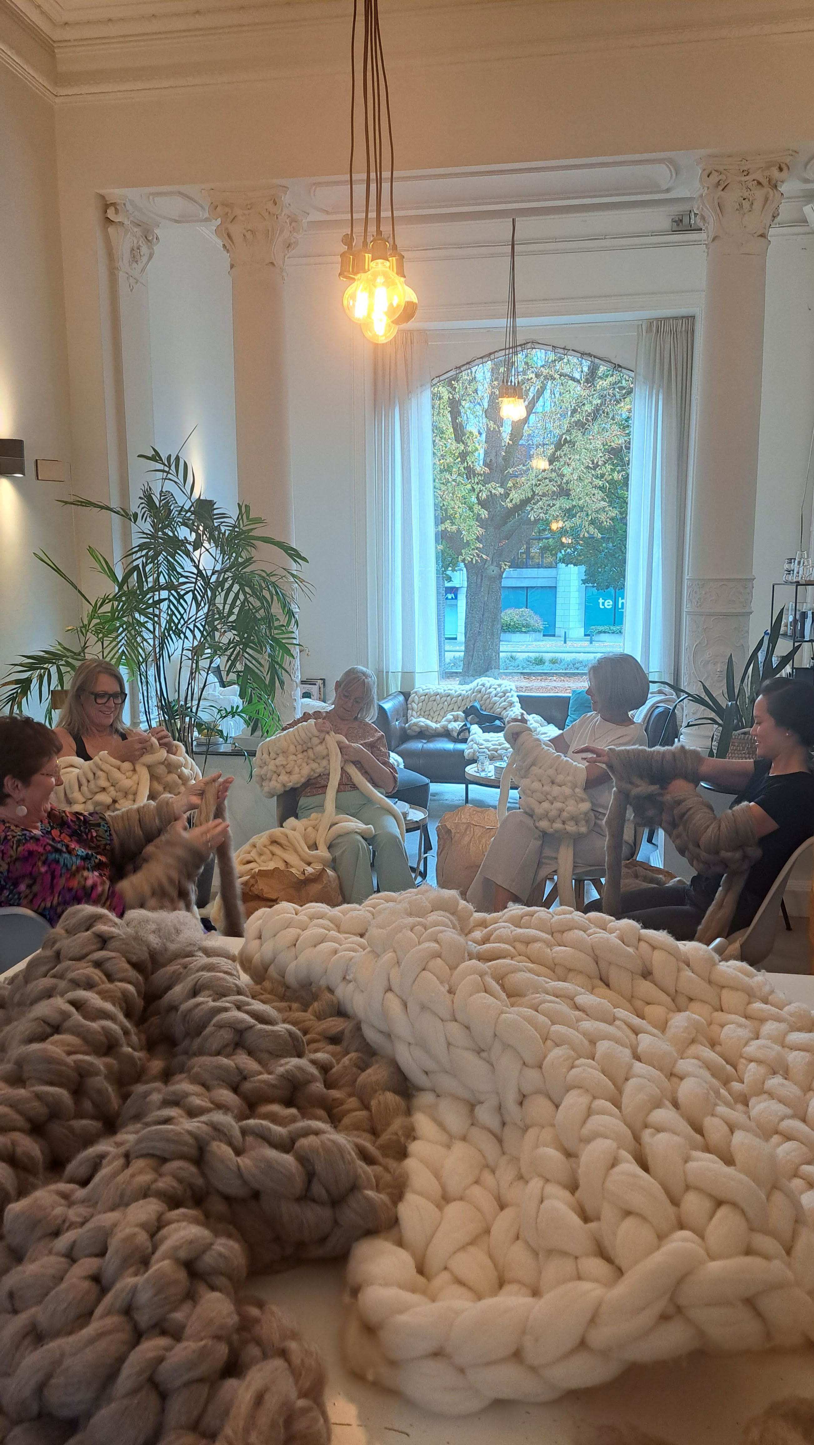 Workshop:  Woondeken armbreien - Foto