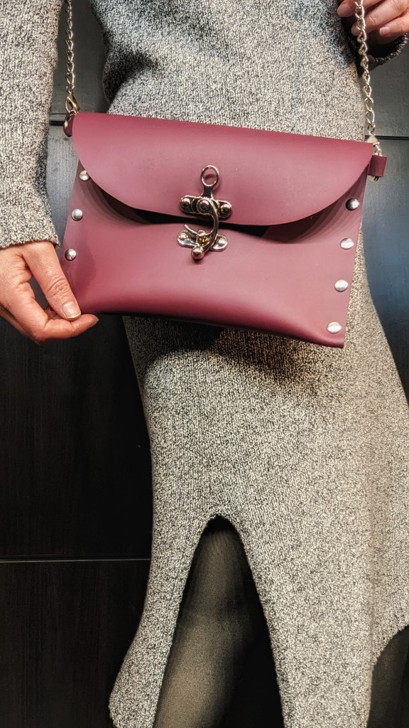 DIY pakket: clutch in leder - Foto