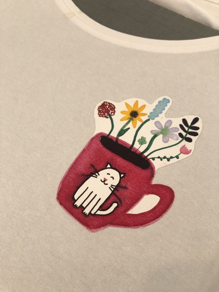 Workshop T-shirt versieren met foliedruk - Foto