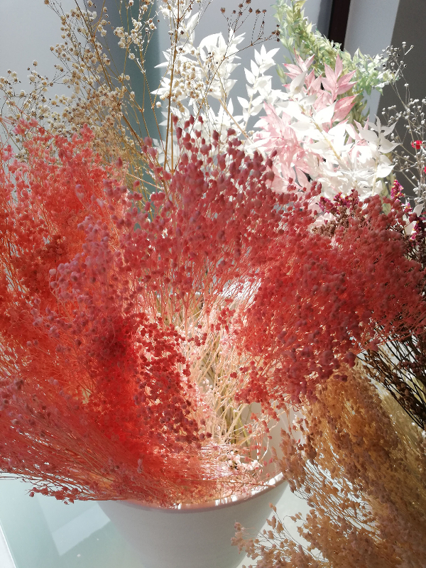 Kerstster Floral Hoop - Foto