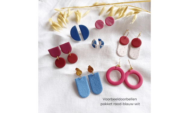 DIY pakket - oorbellen maken met polymeerklei