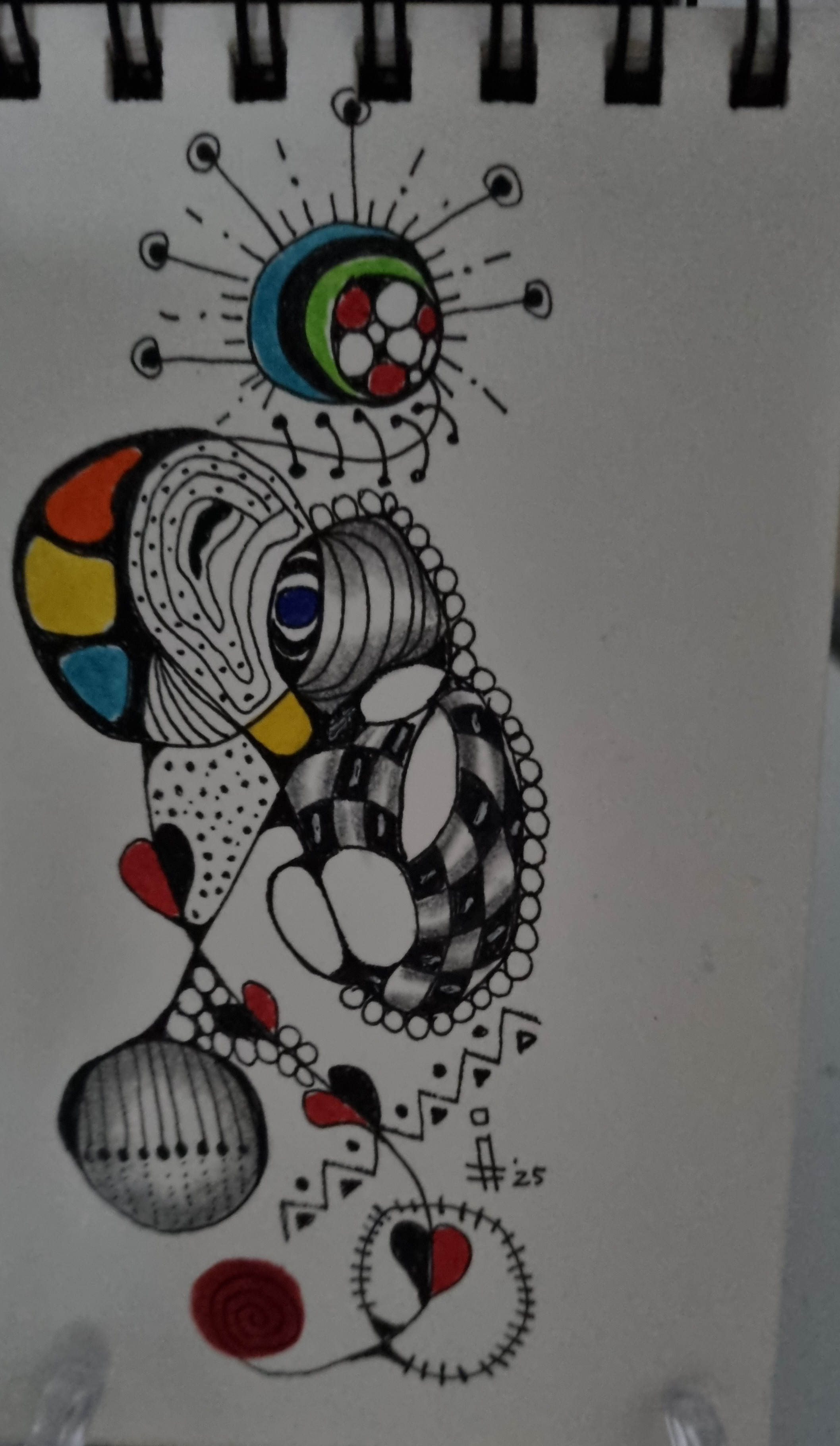 Neurographica-tekenen Zen-art/neurografics - Foto