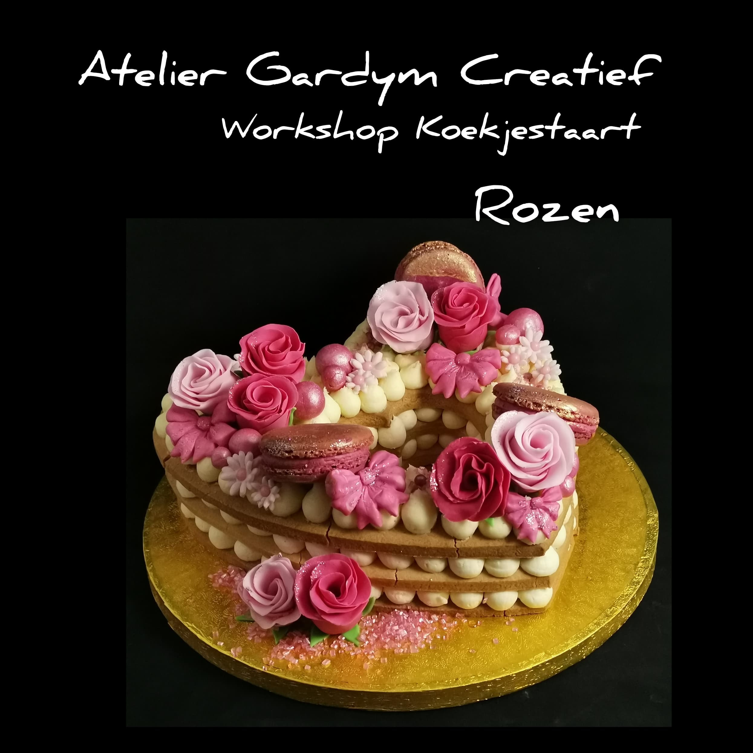 Taart workshop : koekjestaart - Foto