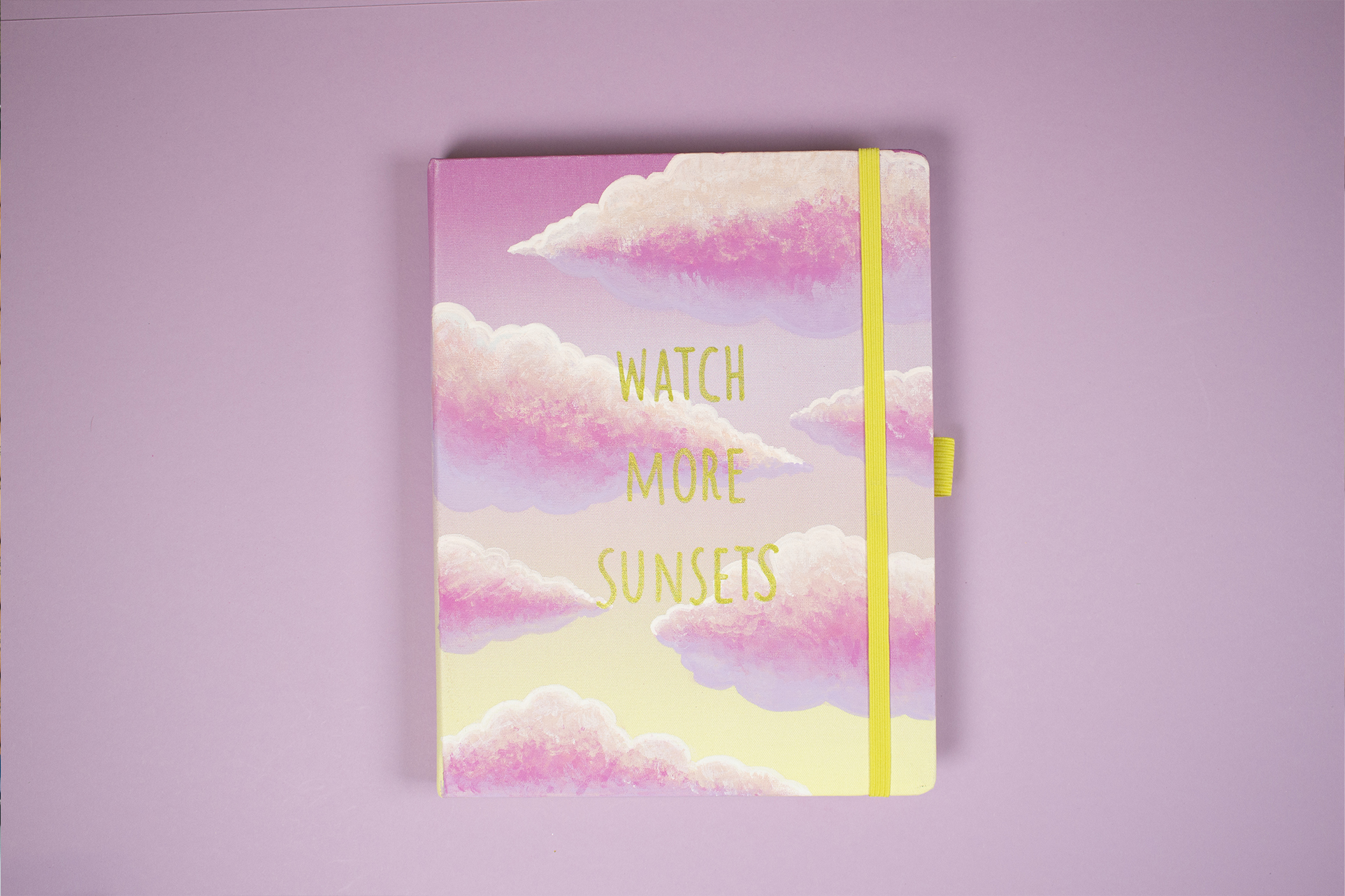 DIY- Workshop WATCH MORE SUNSETS BULLETJOURNAL i.c.m. Schneider acrylmarkers