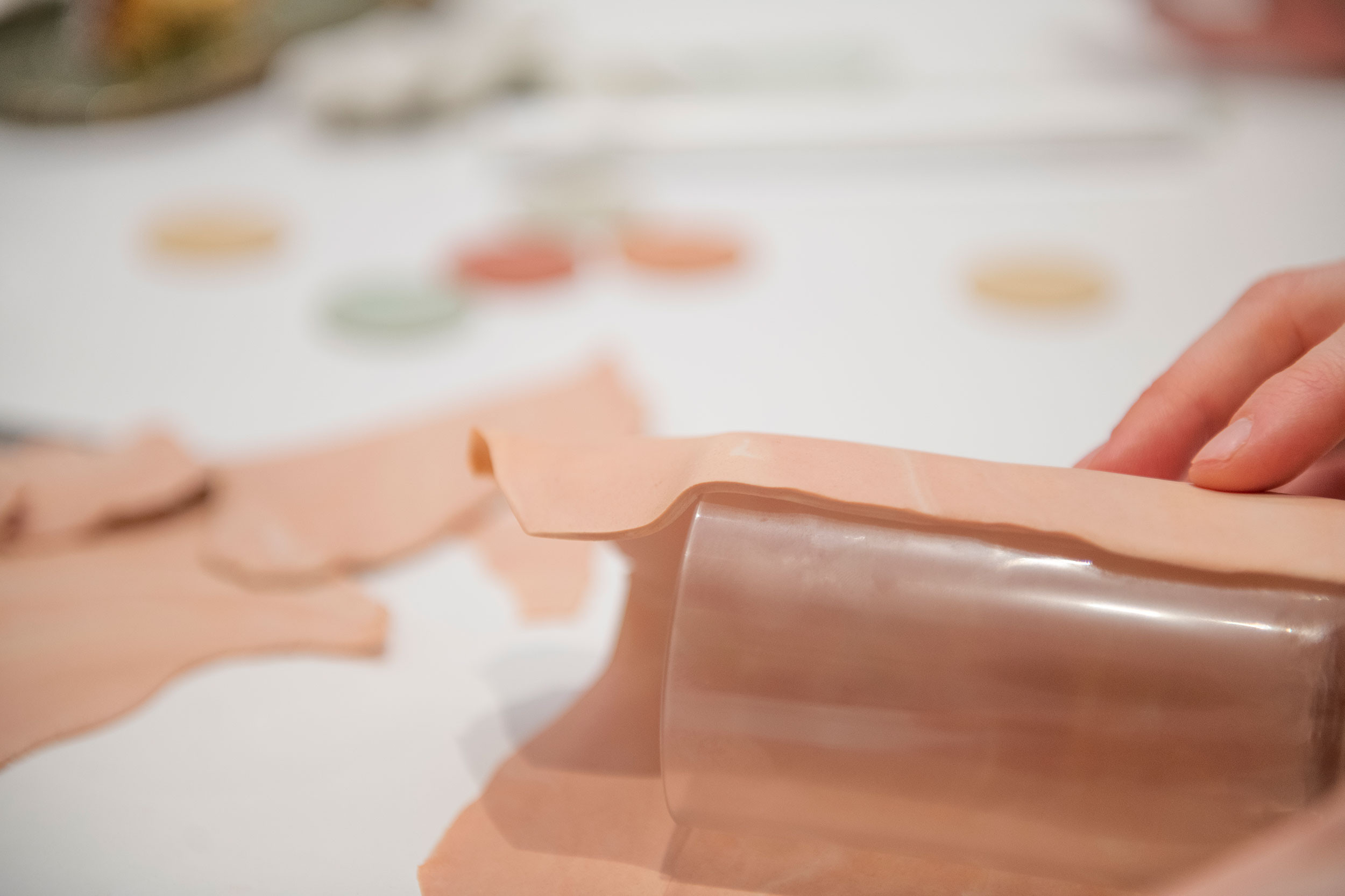 Vaasjes met polymeerklei workshop - Foto