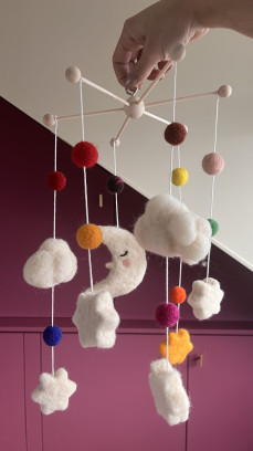 Workshop Babyshower Vilten Mobiel Maken