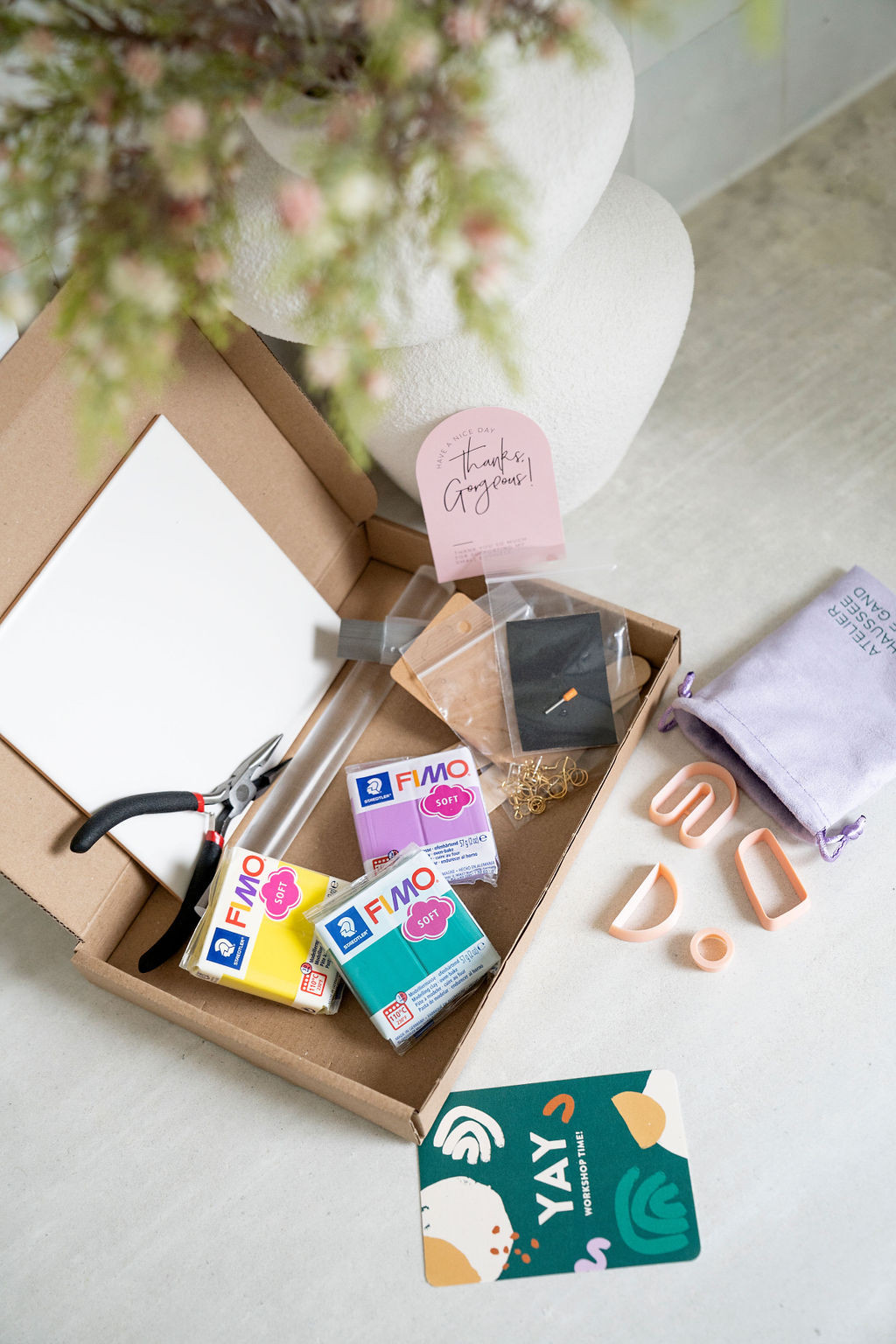 DIY polymeer klei juwelen - Foto