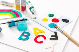 Kinder schilder pakket - Foto