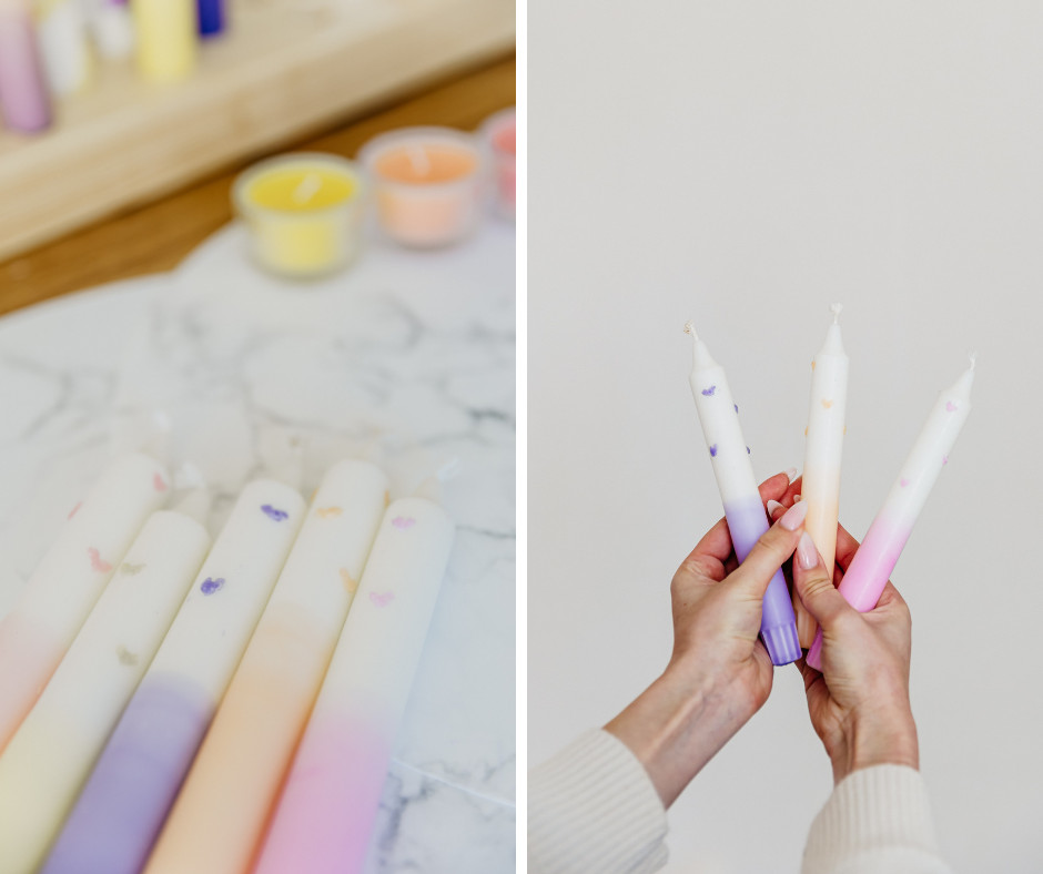 Kleurrijke kaarsen - bachelorette / workshopbox - Foto