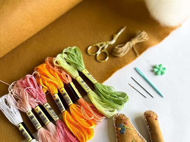 🌸 Bloemen & basissteken - Workshop borduren - Foto