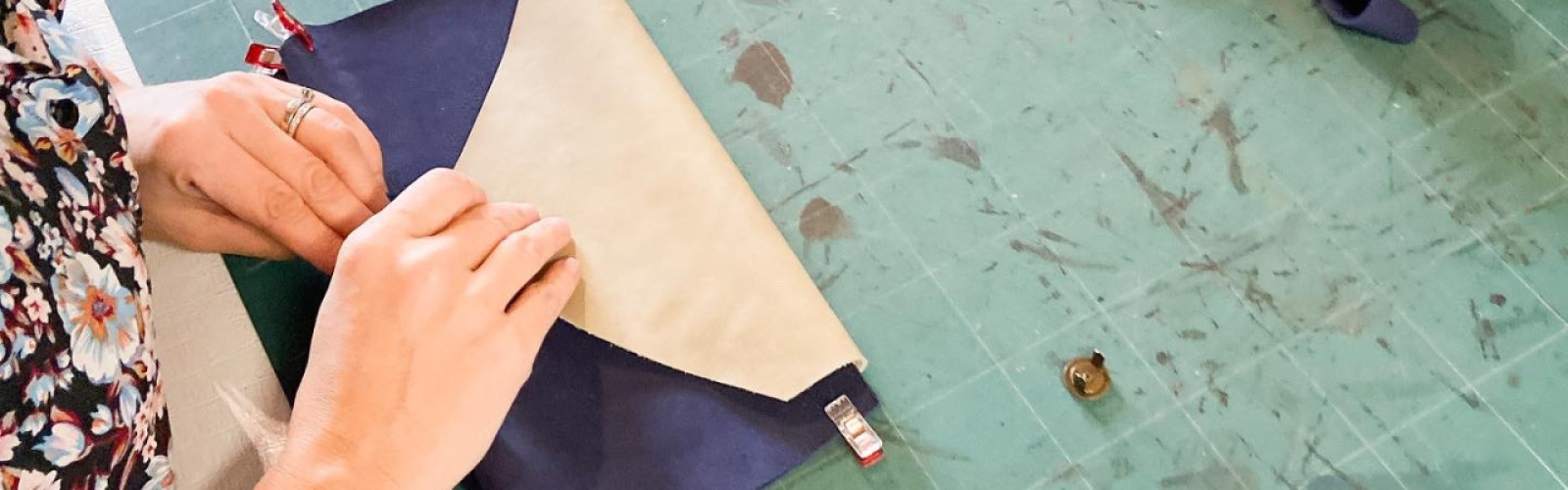 Lederen handtas maken