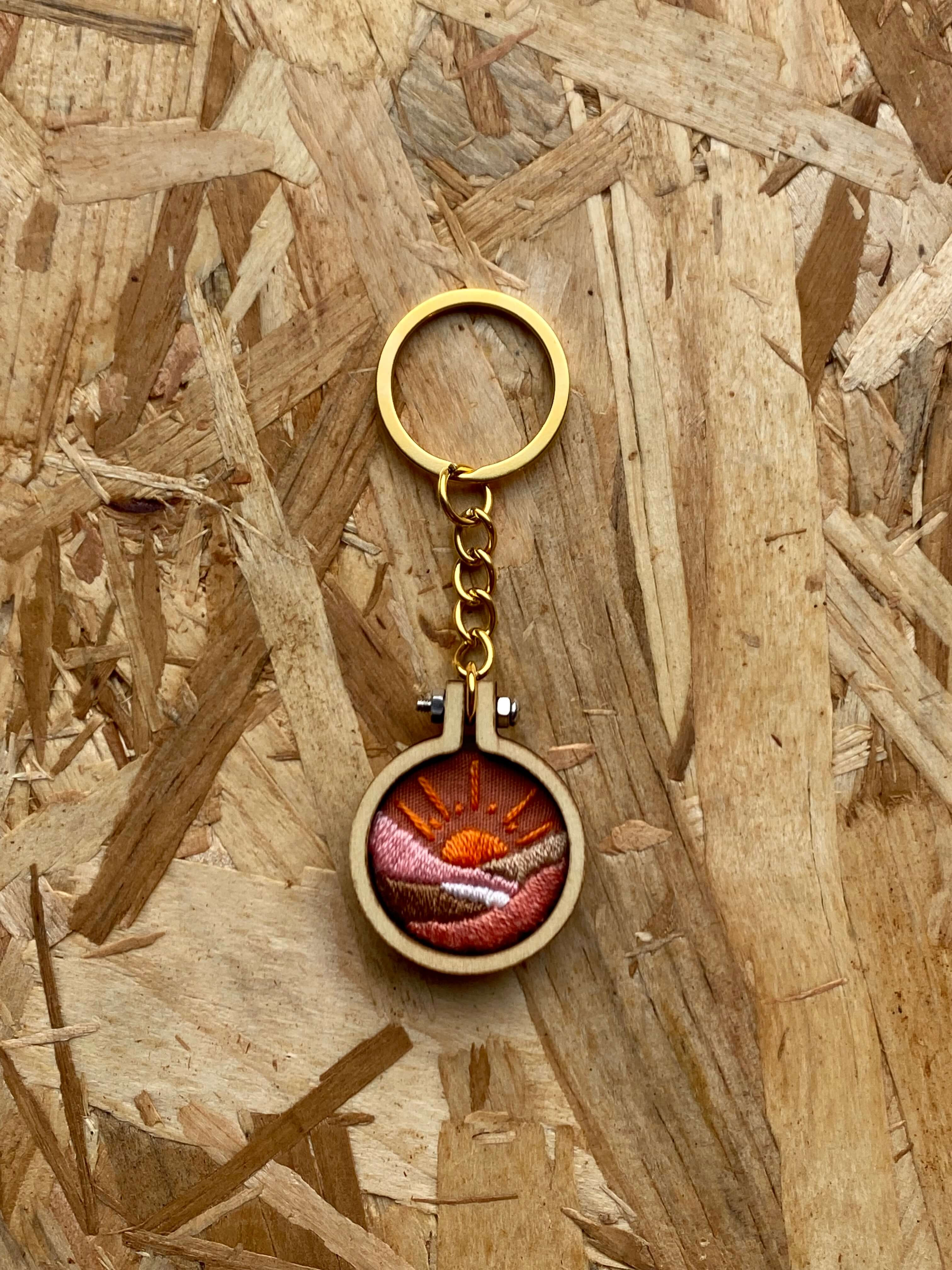 Borduurpakket DIY sleutelhanger - Foto