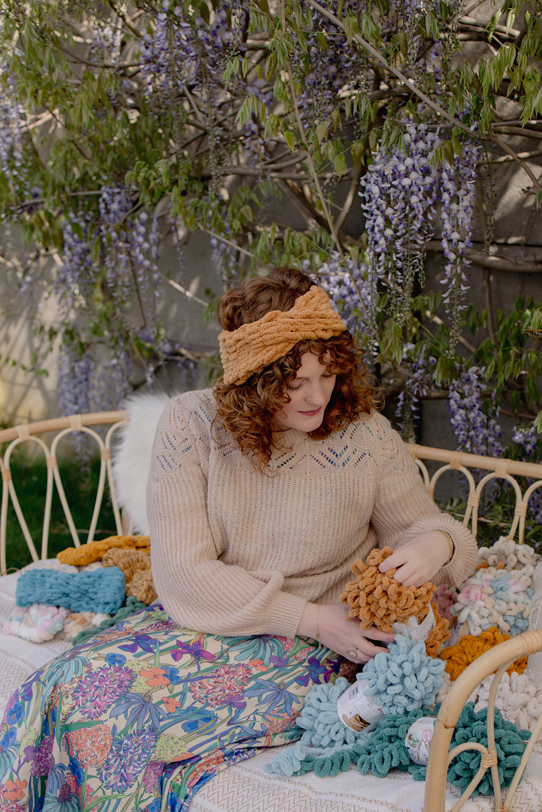 Ouder-Kind workshop: oorwarmers handbreien - Foto