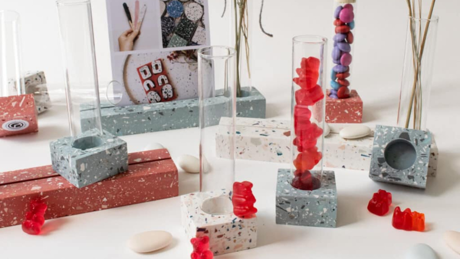 DIY box Terrazzo geboortegeschenken voor babyshower