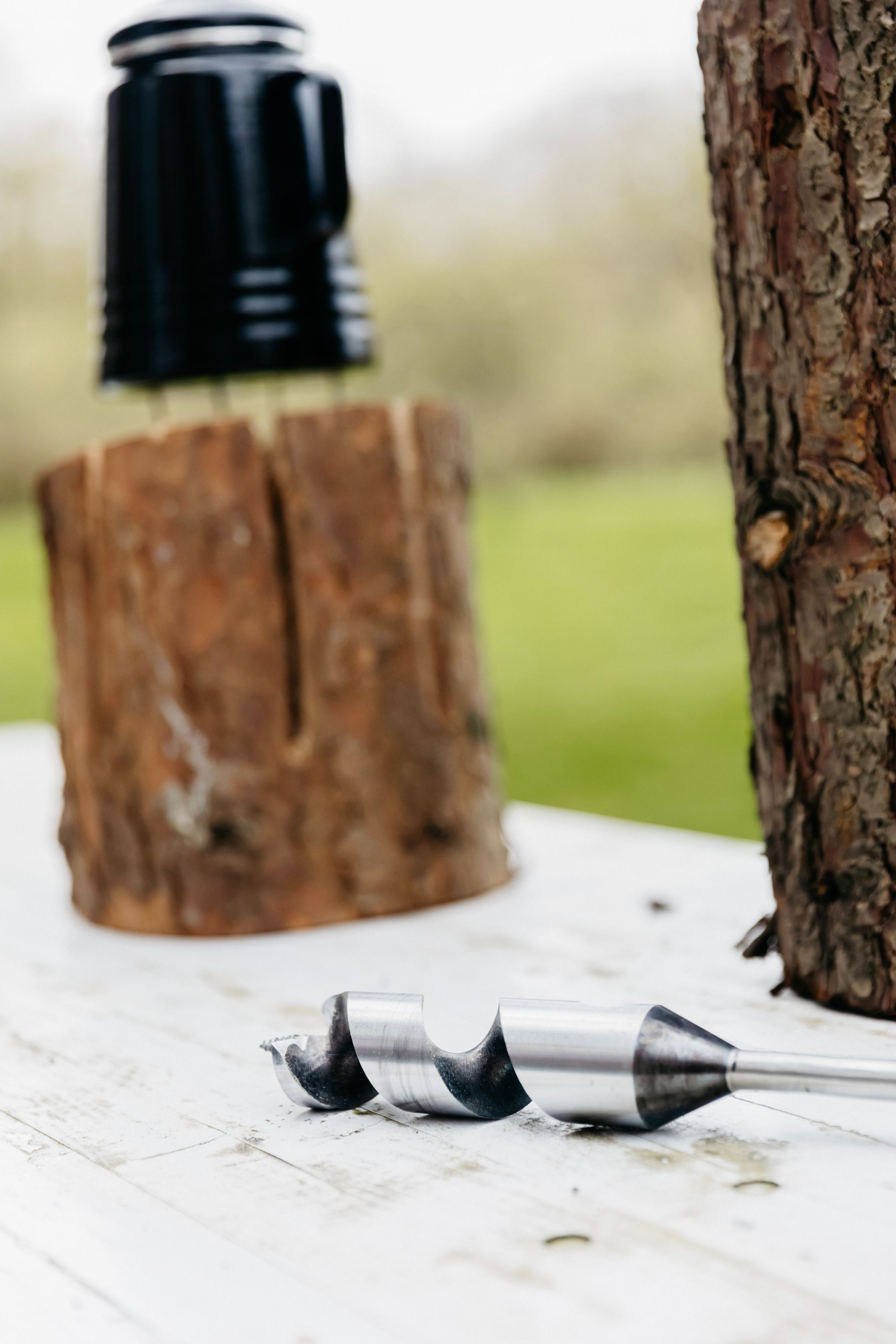 Zweedse fakkel maken - Foto