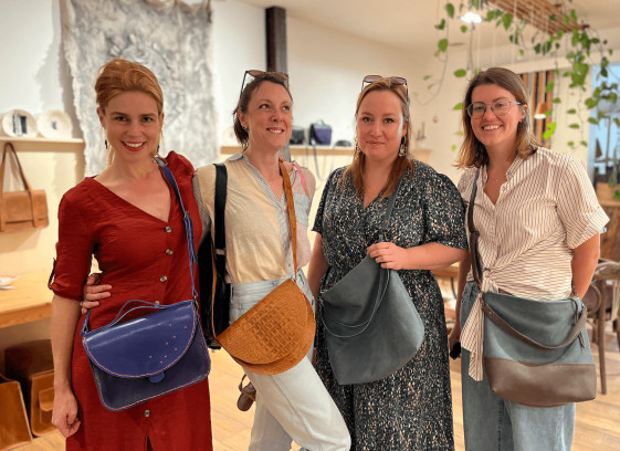 Workshop lederen handtas maken