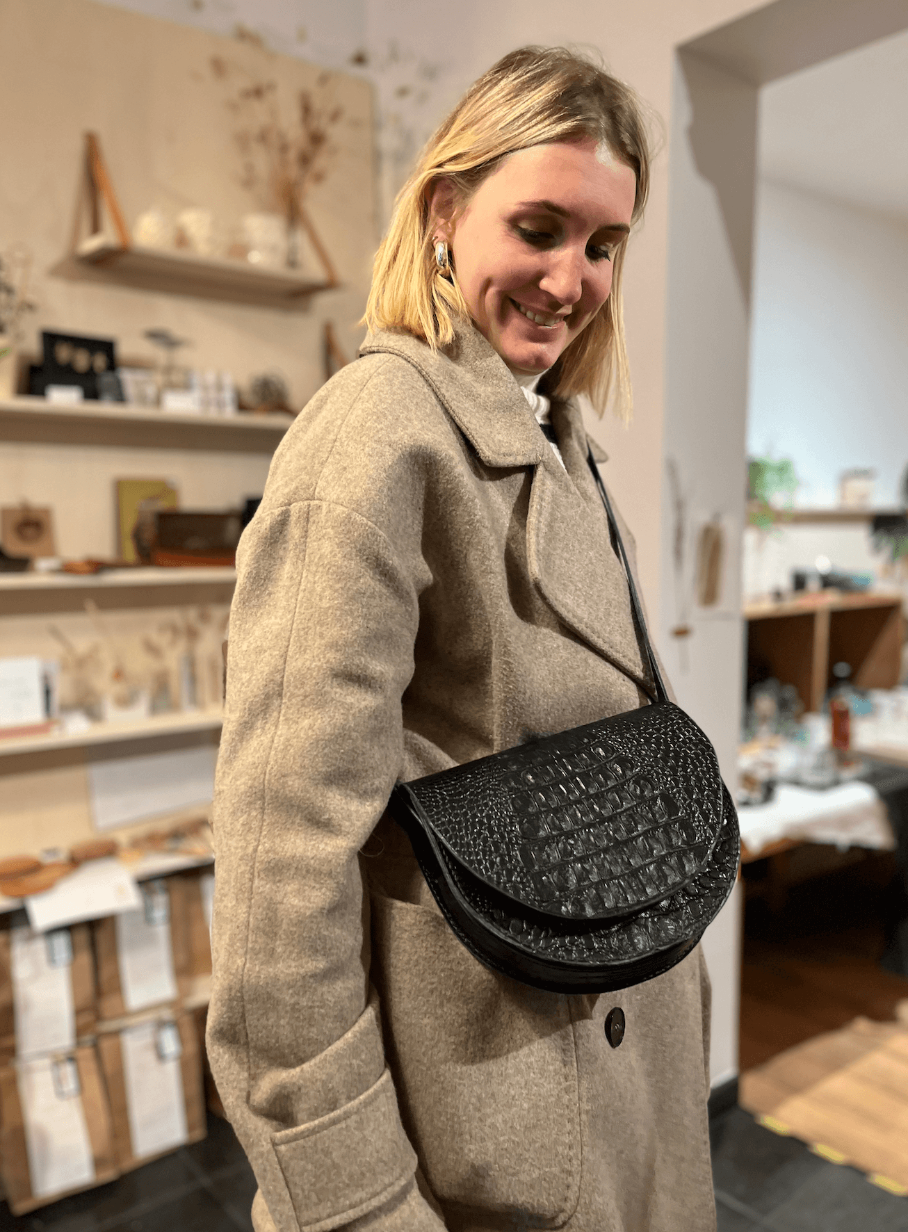 Workshop lederen handtas maken - Foto