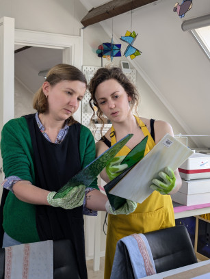 Workshop glas-in-lood:  koperfolietechniek/ Tiffany