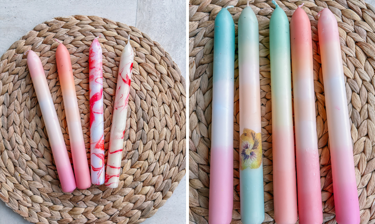 Workshop Kaarsen pimpen (Marble & More) - privé groepsworkshop - Foto