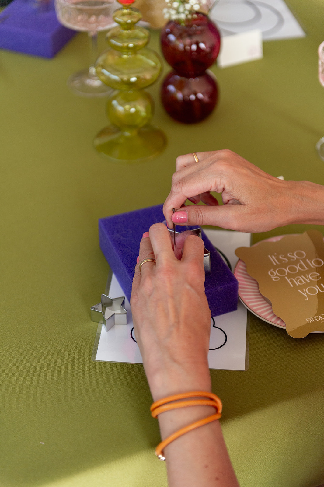 Workshop Babyshower Vilten Mobiel Maken - Foto