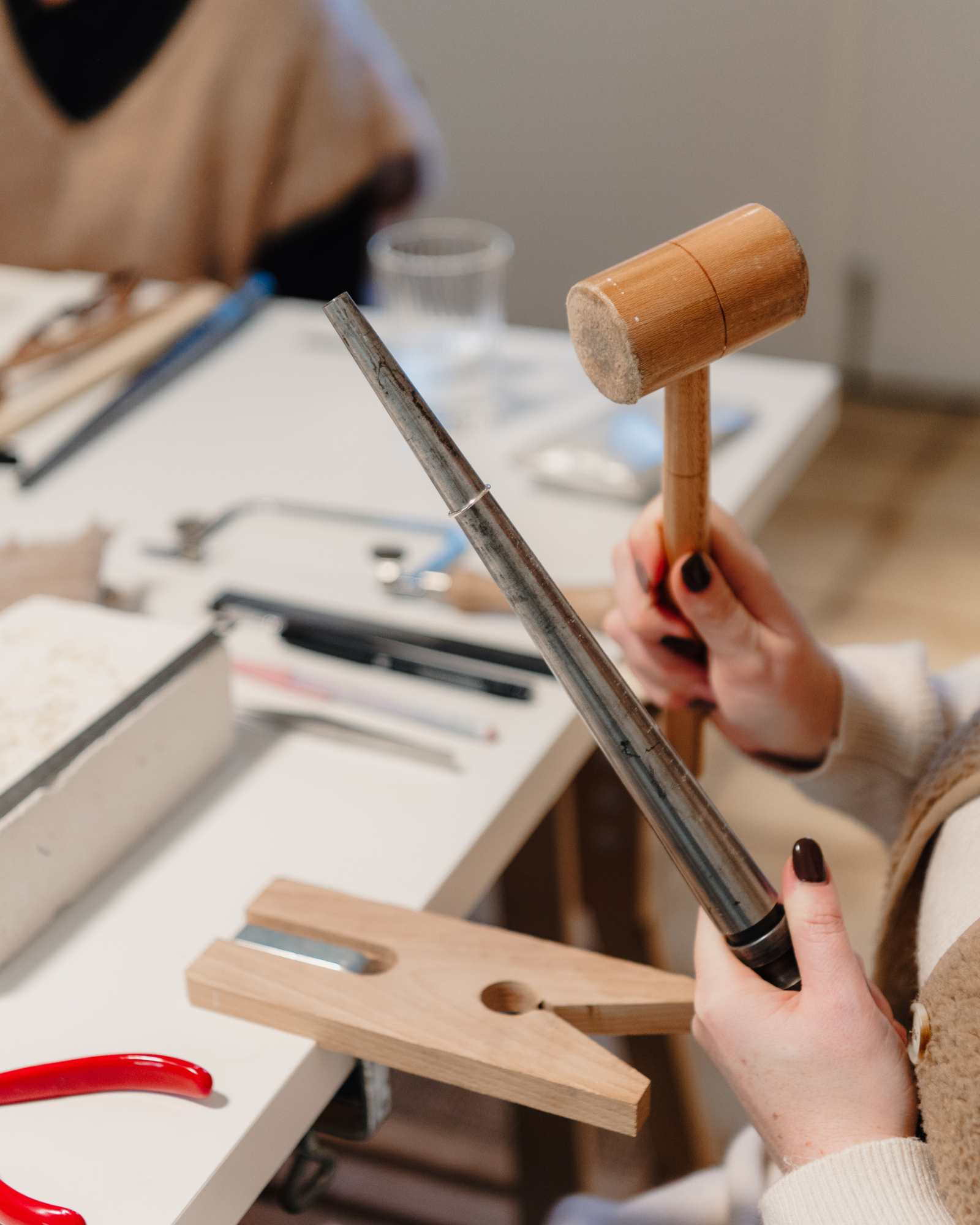 Zilveren stapelringen workshop - Juwelen workshop - Foto