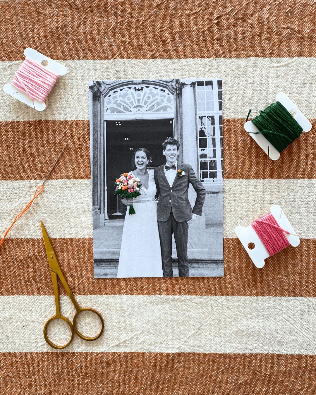 Workshop foto borduren