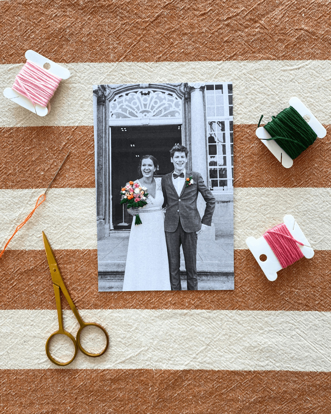 Workshop foto borduren - Foto