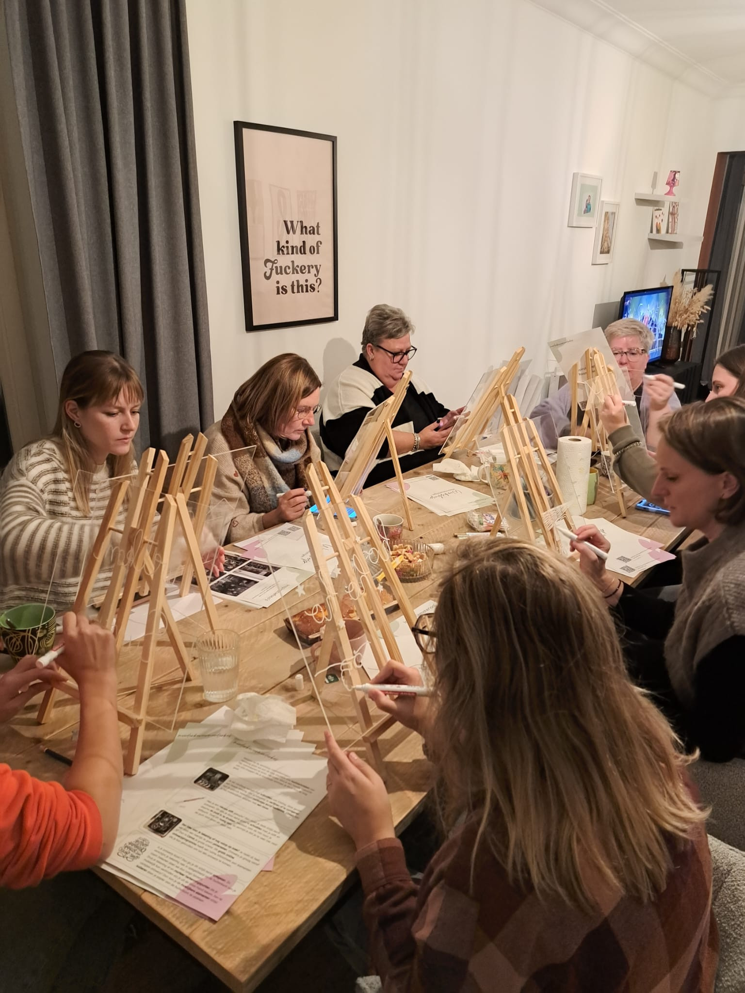 🎄 Workshop Raamtekenen voor Kerst🎄 - Foto