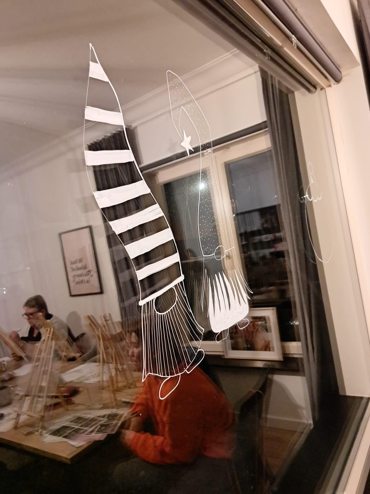 🎄 Workshop Raamtekenen voor Kerst🎄 - Foto