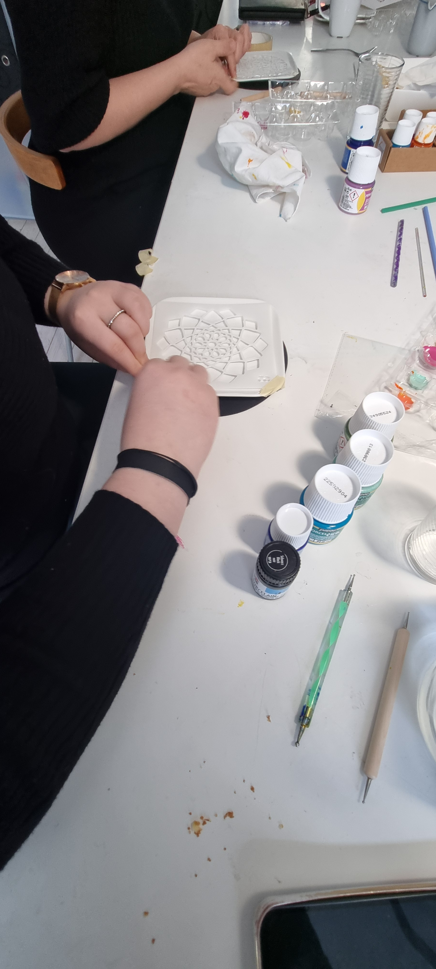 Workshop DOT painting of Stippen - Foto