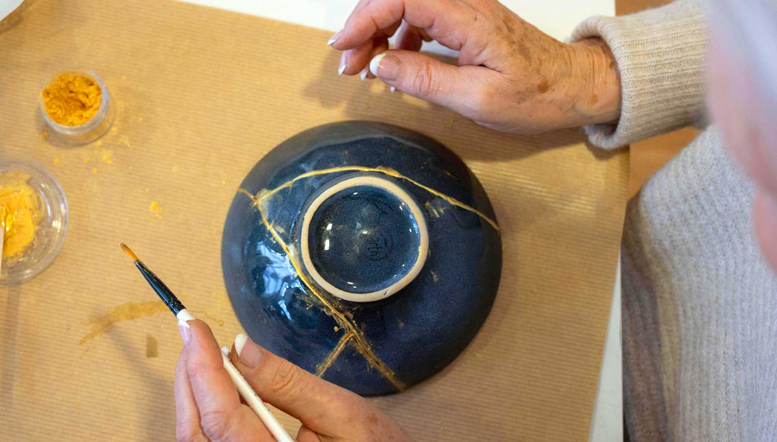 Workshop Kintsugi in groep - Foto