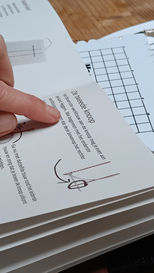 DIY macramé Stone wrapping ketting pakket - Foto