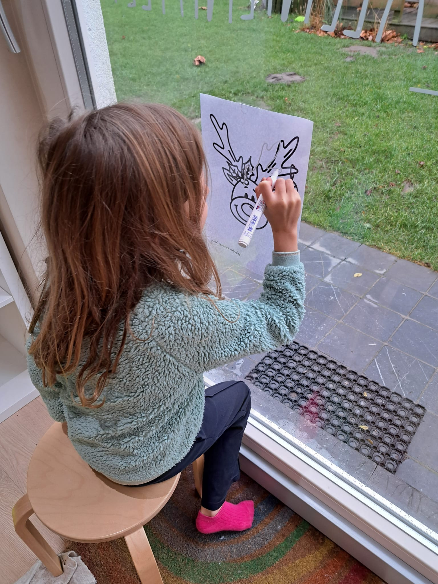 Ouder/kind: Raamtekenen voor Kerst 🎄 - Foto