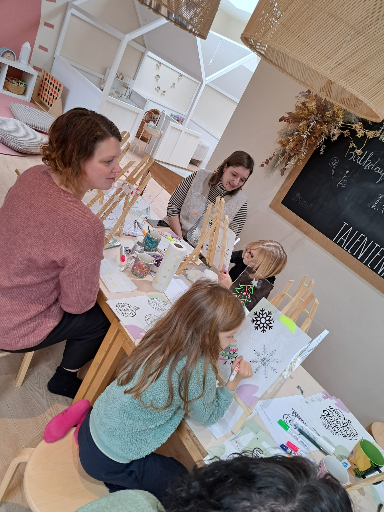 Ouder/kind: Raamtekenen voor Kerst 🎄 - Foto
