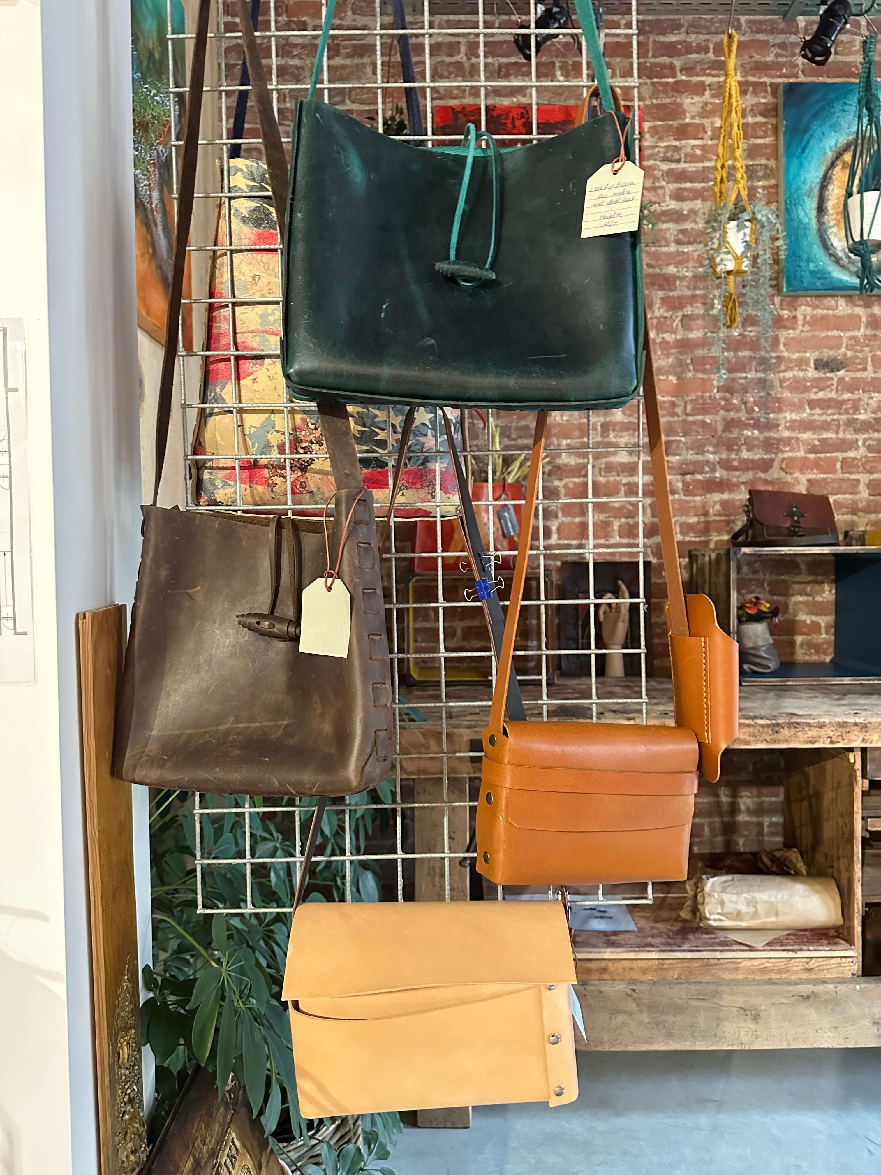 Lederen handtas maken workshop 👜 halve dag - Foto