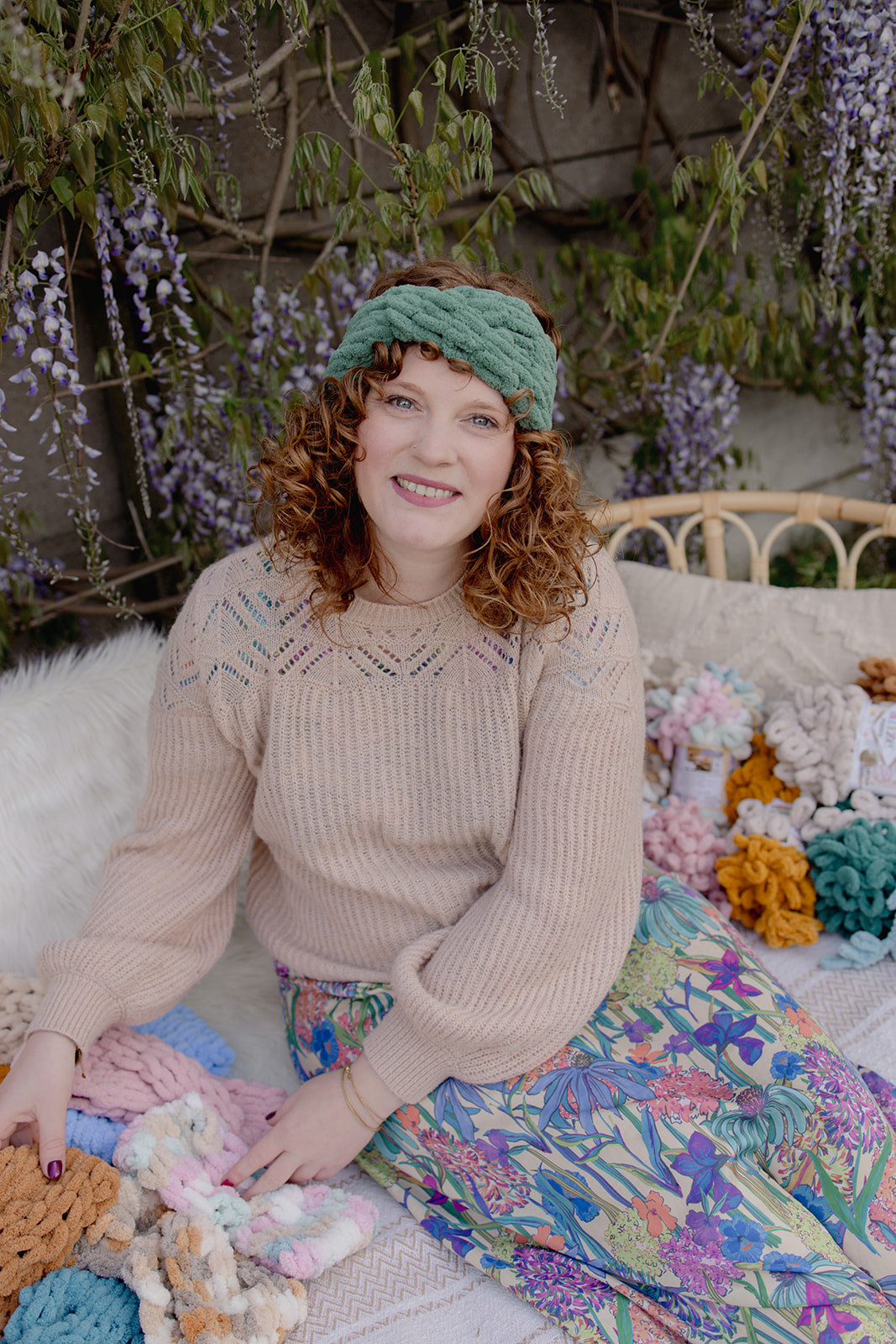 Knit & Sip: warme oren met lussenwol - handbrei je eigen haarband - Foto