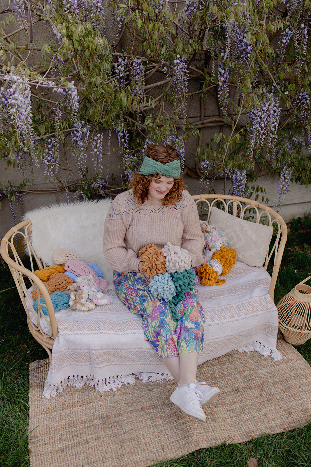 Knit & Sip: warme oren met lussenwol - handbrei je eigen haarband - Foto