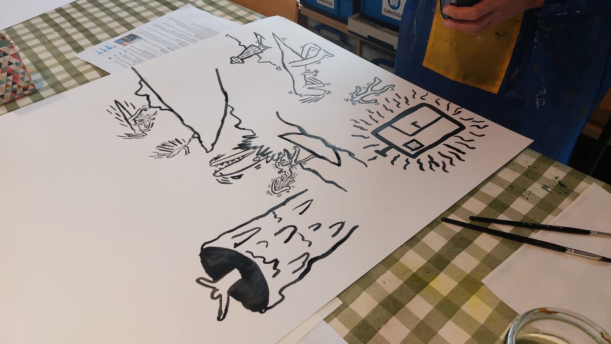 Streetartworkshop Keith Haring - Foto