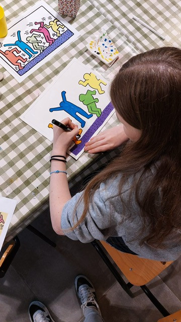 Streetartworkshop Keith Haring - Foto