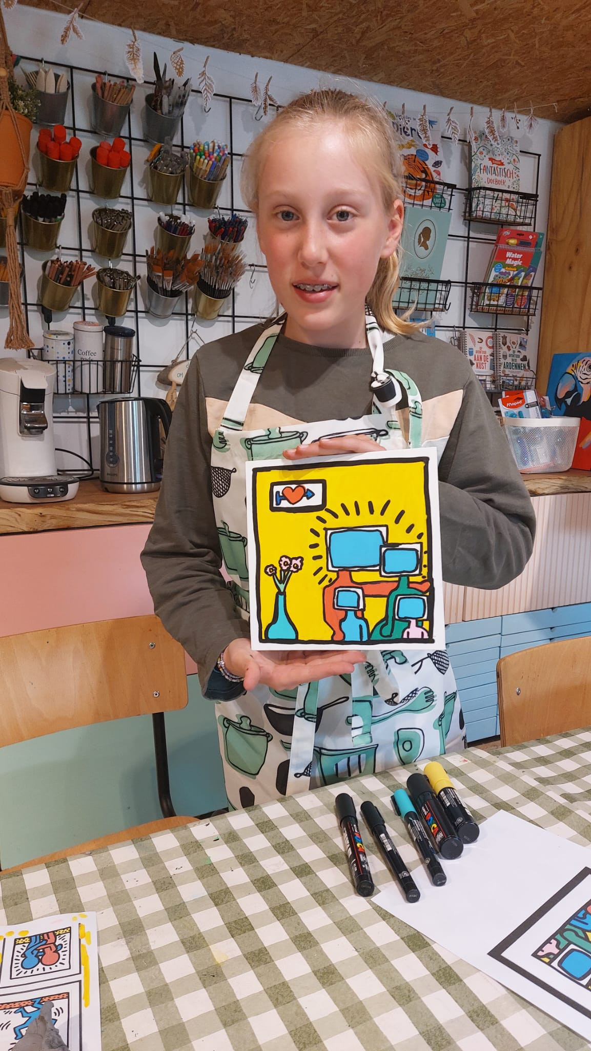 Streetartworkshop Keith Haring - Foto