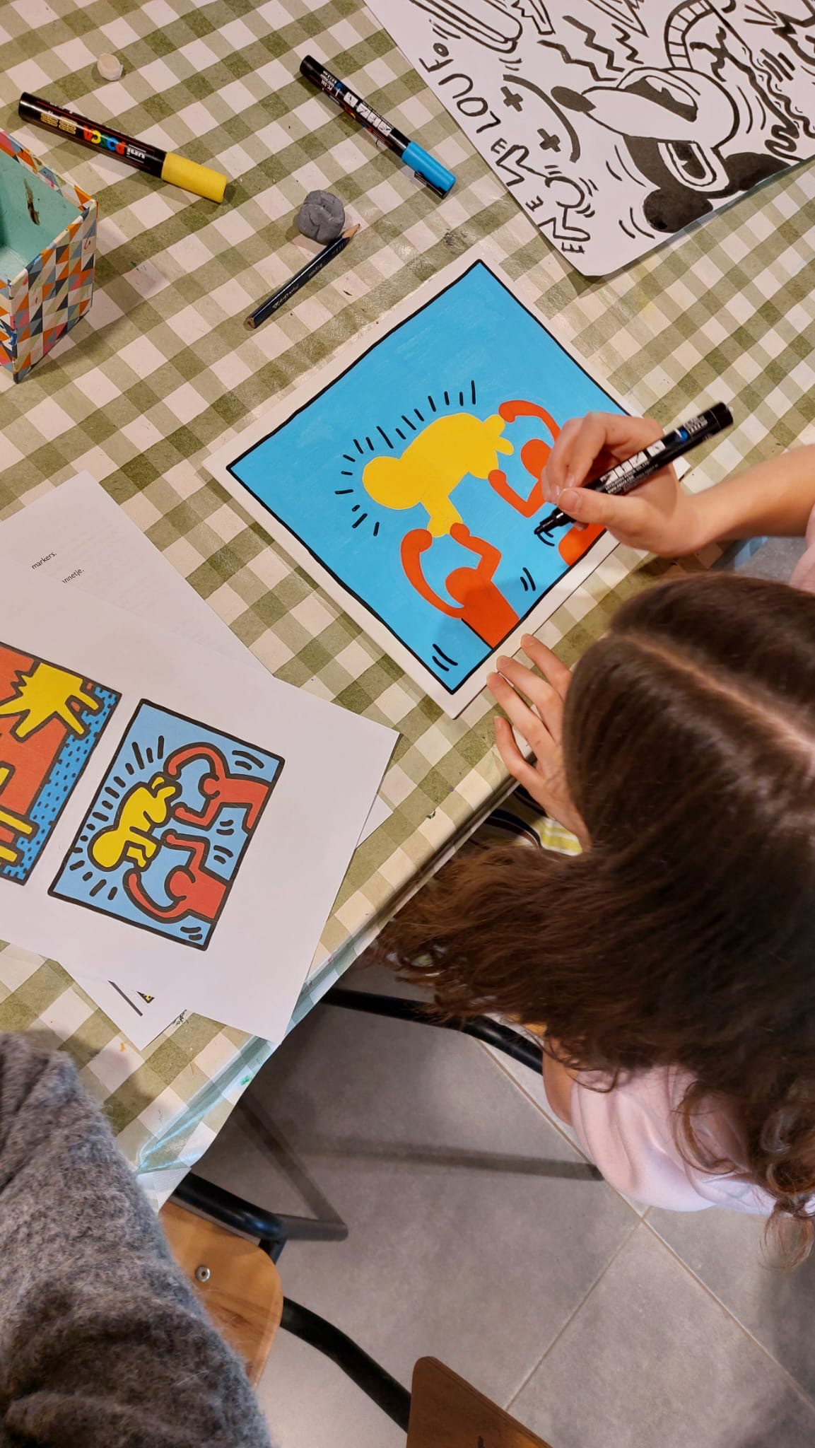 Streetartworkshop Keith Haring - Foto