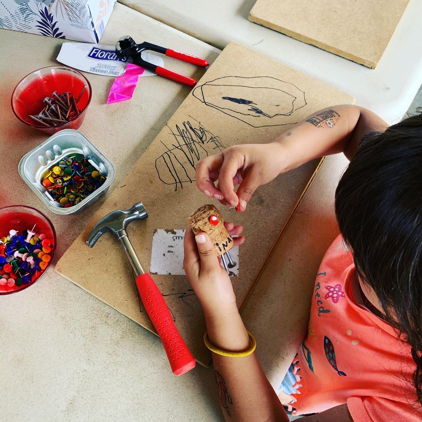 Workshop Kurkenmannetjes timmeren - Foto