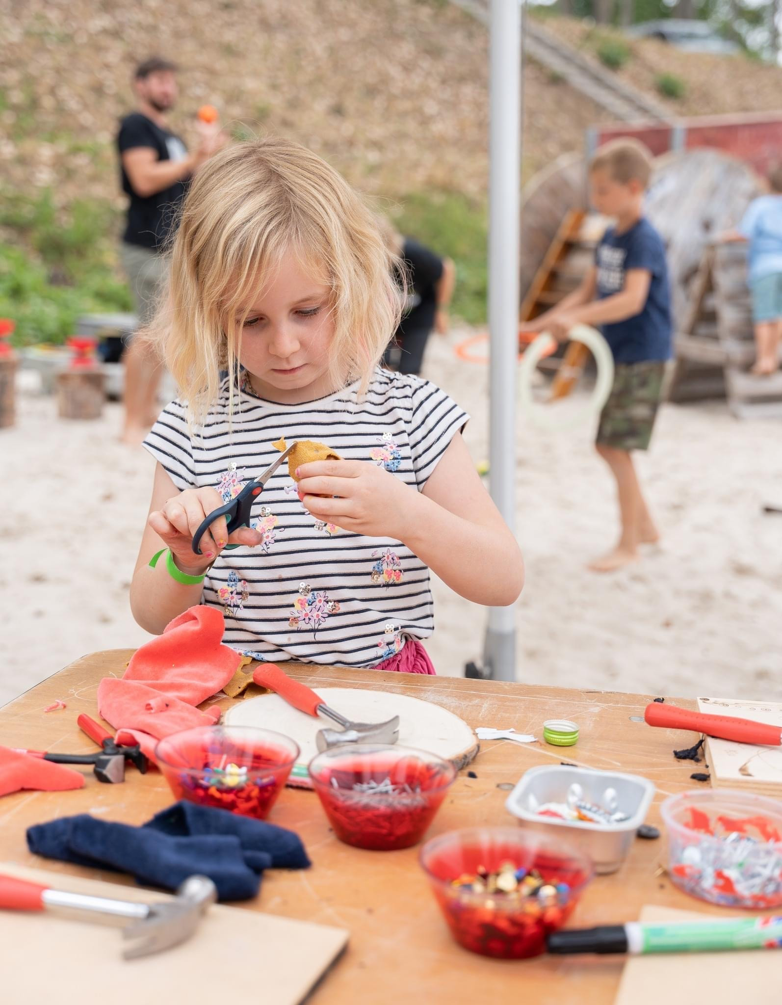 Workshop Kurkenmannetjes timmeren - Foto