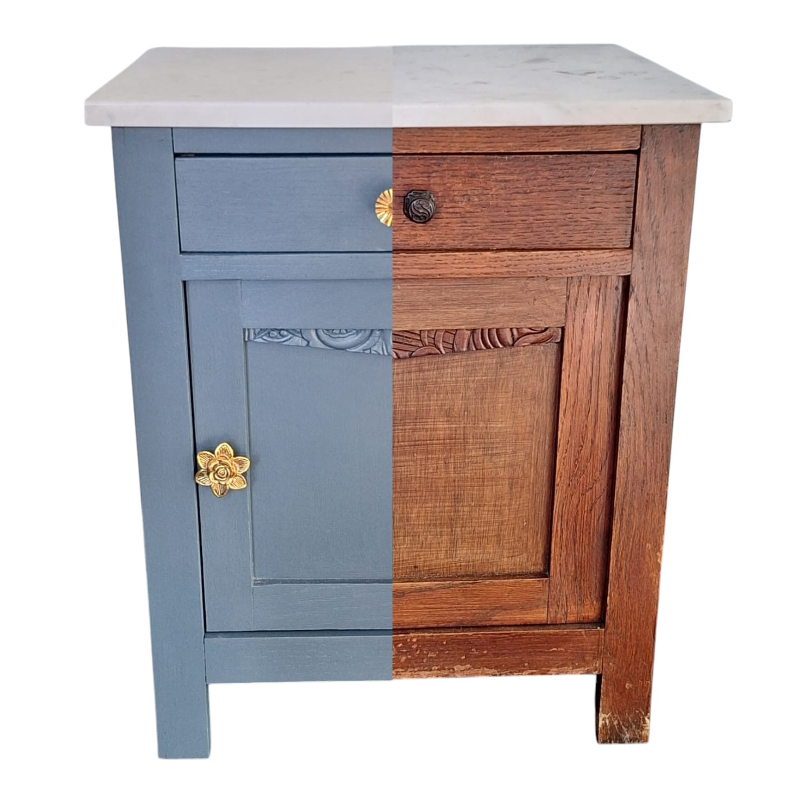 Houten meubel schilderen - Kastje Pimpen - Foto