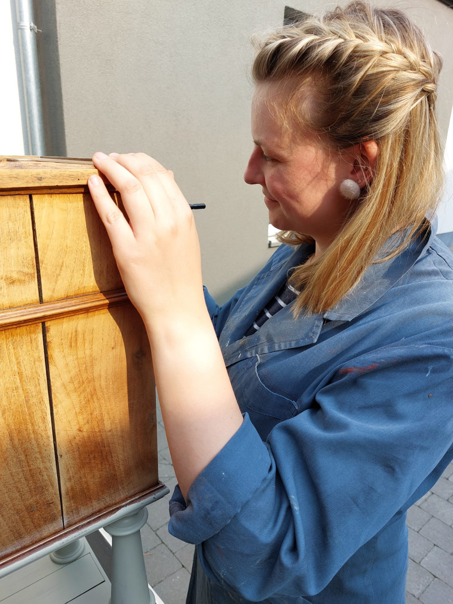 Houten meubel schilderen - Kastje Pimpen - Foto