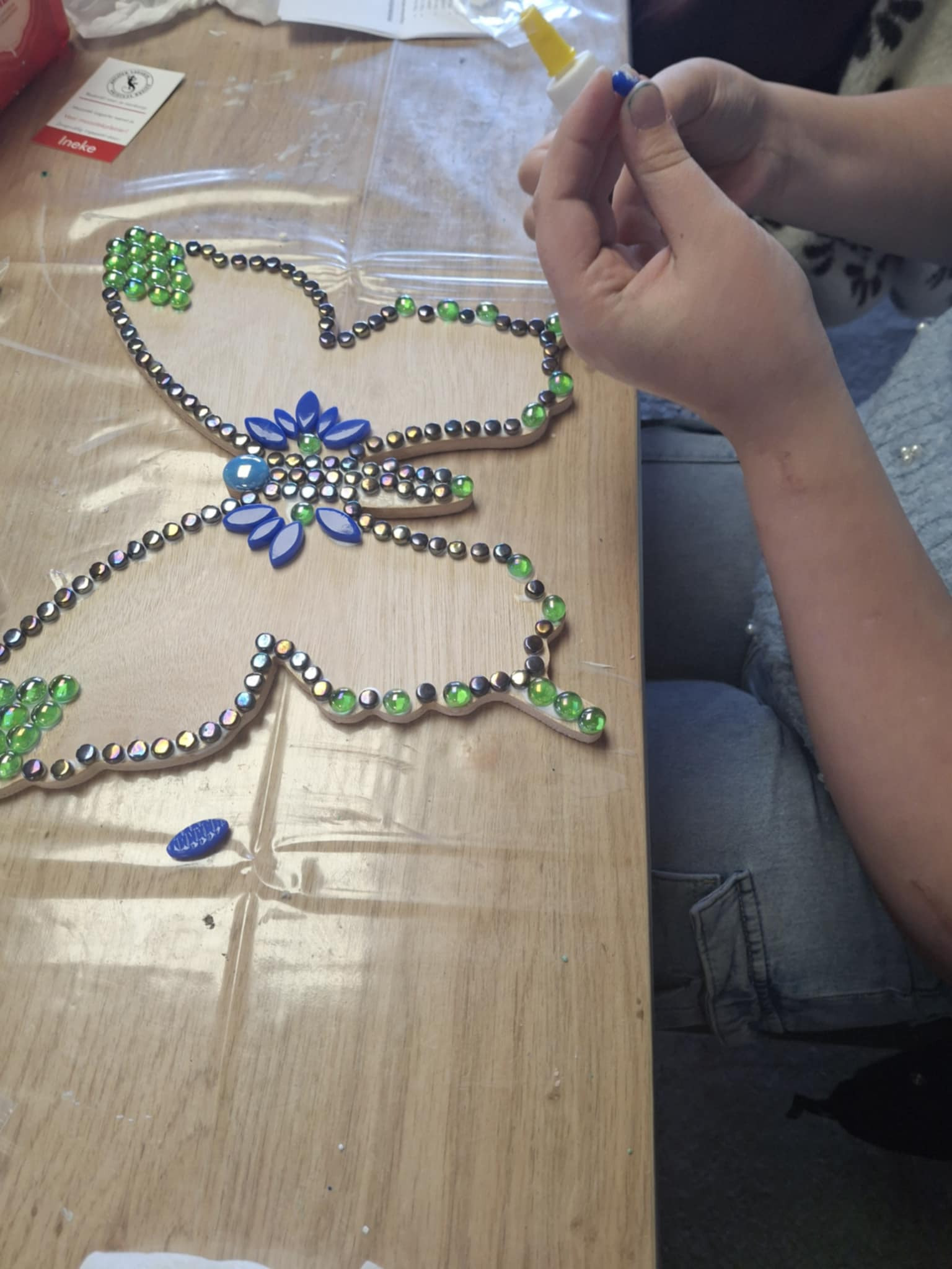 maak je eigen mozaïekkunst - Foto