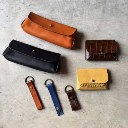 Lederworkshop: etui, portemonnee en sleutelhanger