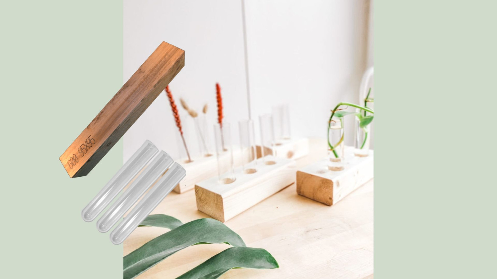 DIY vaasjes in hout - benodigd materiaal