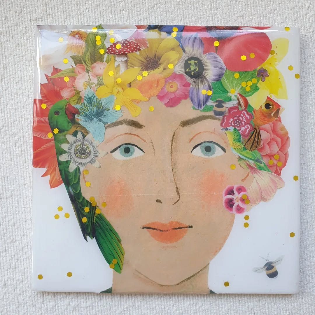 Workshop Floral Art Tiles - Foto