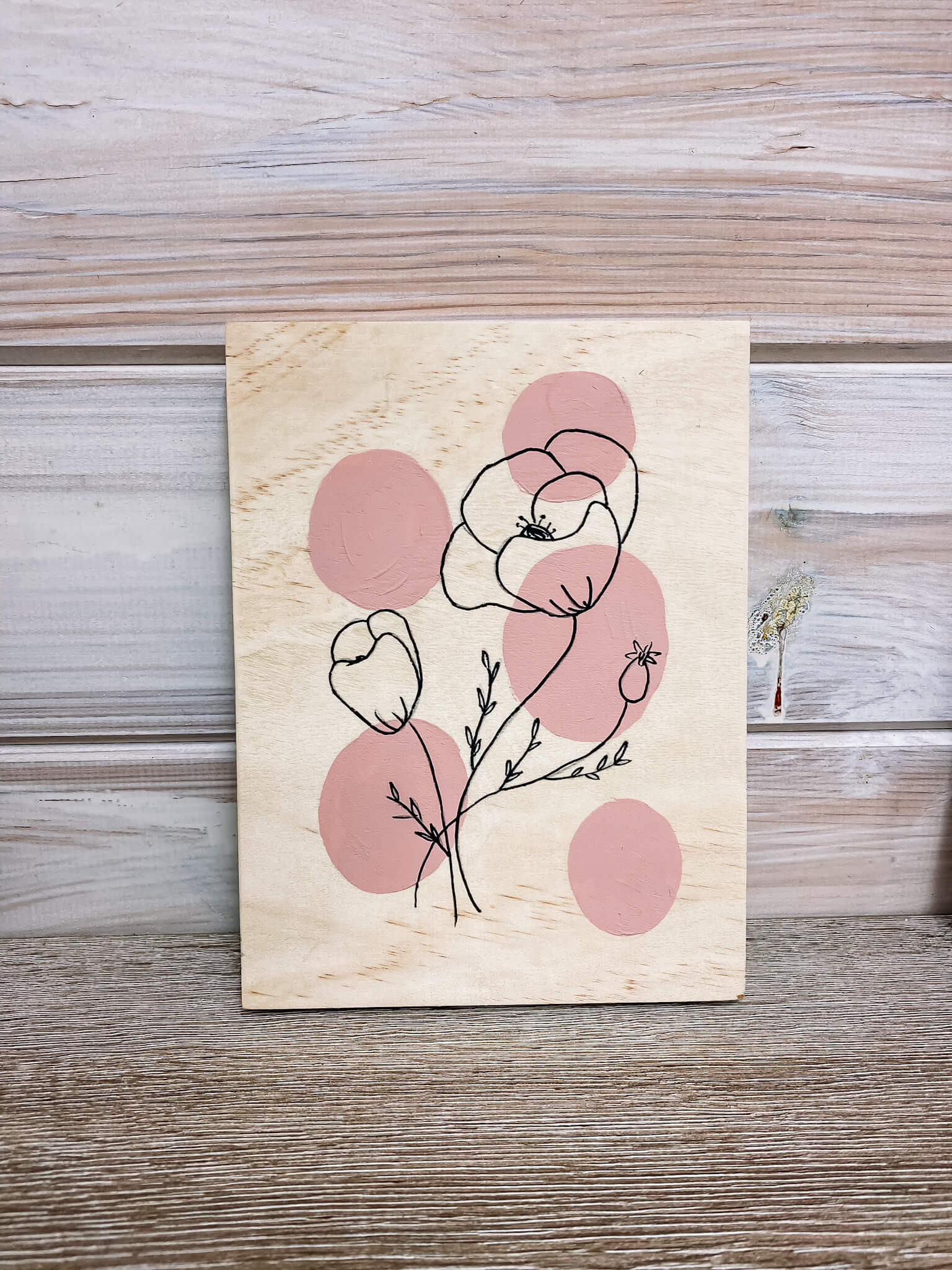 Inloopworkshop Schilderen op hout - Foto